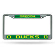 NCAA Oregon Ducks Chrome Glitter License Plate Frame Fan Gear NCAA Oregon Ducks