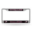 NCAA Southern Illinois Salukis Chrome Glitter License Plate Frame Fan Gear NCAA Southern Illinois Salukis