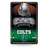 NFL Indianapolis Colts Large Metal Sign Fan Gear NFL Indianapolis Colts