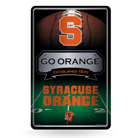 NCAA Syracuse Orange Large Metal Sign Fan Gear NCAA Syracuse Orange