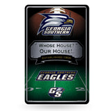NCAA Georgia Southern Eagles Large Metal Sign Fan Gear NCAA Georgia Southern Eagles