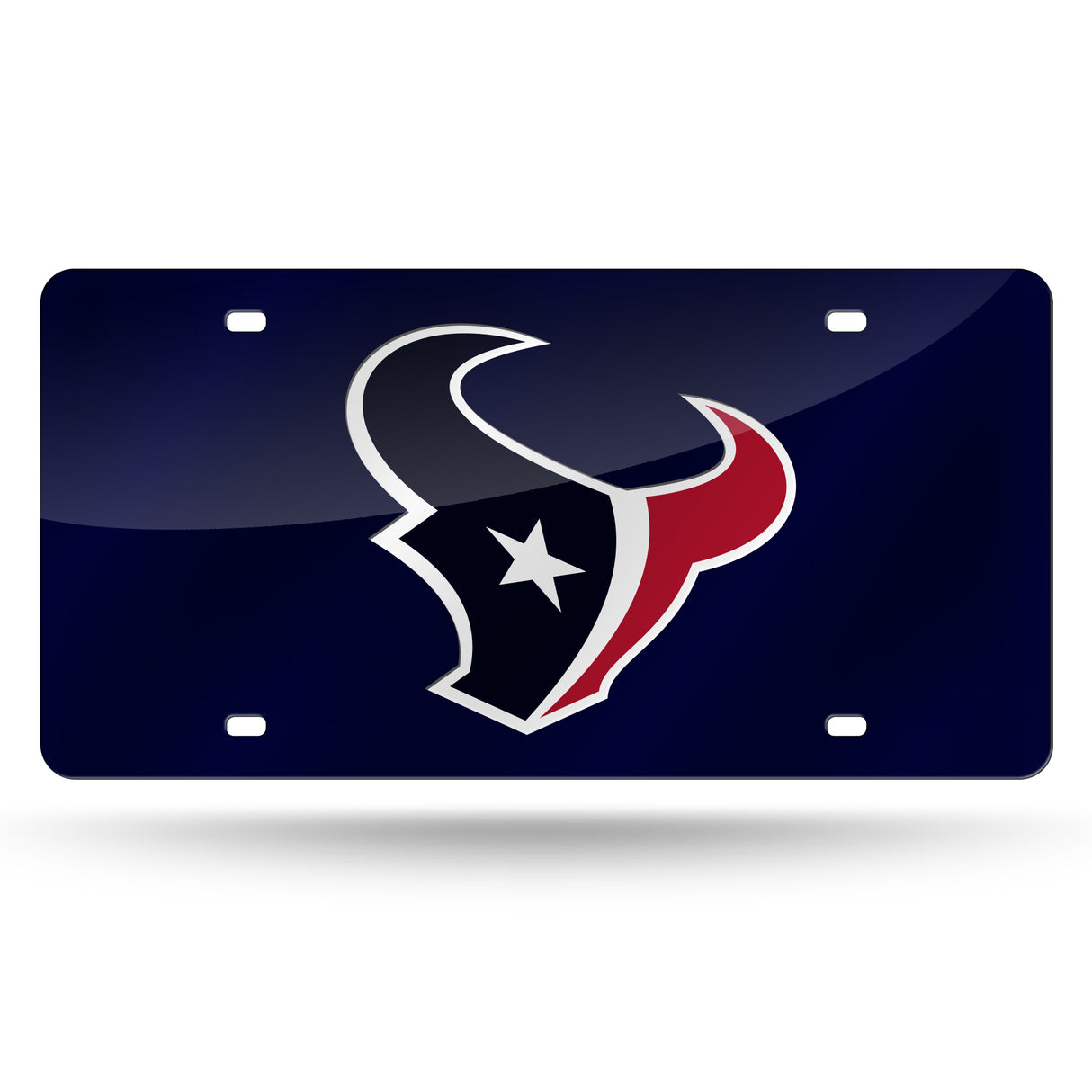 NFL Houston Texans Laser Cut License Plate Tag Fan Gear NFL Houston Texans