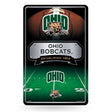 NCAA Ohio Bobcats Large Metal Sign Fan Gear NCAA Ohio Bobcats