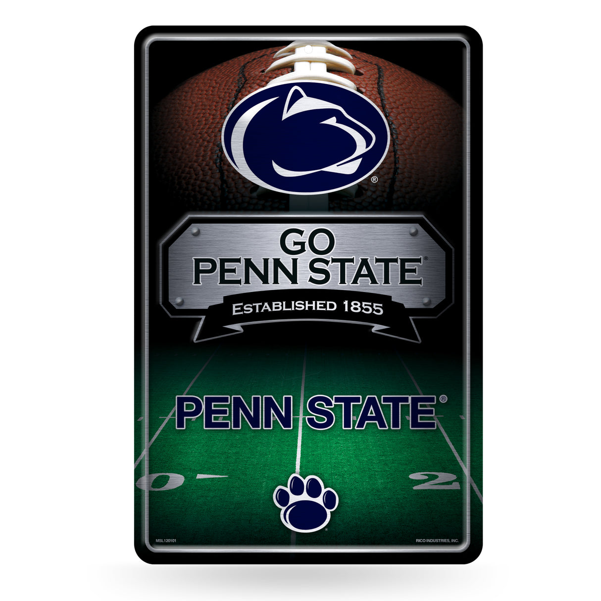NCAA Penn State Nittany Lions - PSU Large Metal Sign Fan Gear NCAA Penn State Nittany Lions
