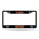 NCAA Florida Gators Black Chrome License Plate Frame Fan Gear NCAA Florida Gators