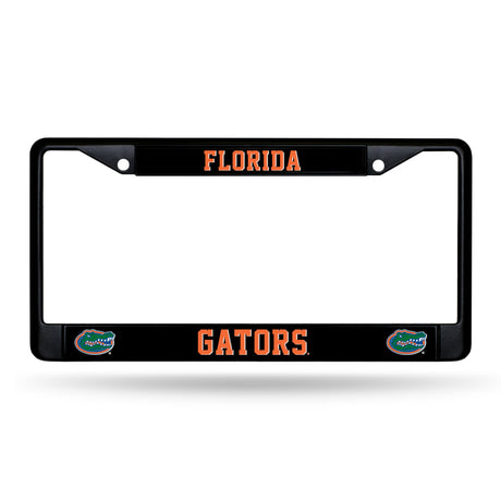 NCAA Florida Gators Black Chrome License Plate Frame Fan Gear NCAA Florida Gators