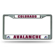 NHL Colorado Avalanche Chrome License Plate Frame Fan Gear NHL Colorado Avalanche