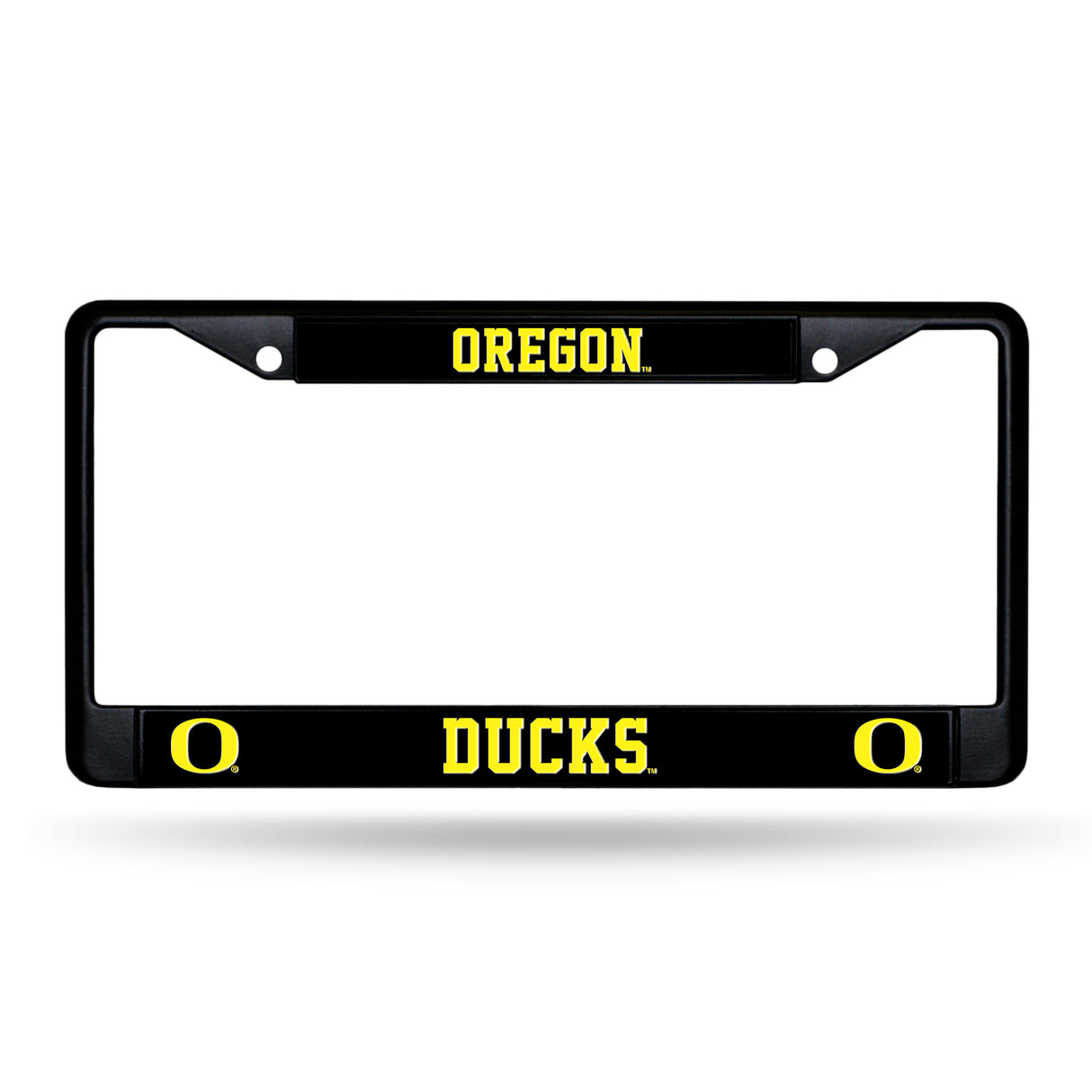 NCAA Oregon Ducks Black Chrome License Plate Frame Fan Gear NCAA Oregon Ducks