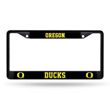 NCAA Oregon Ducks Black Chrome License Plate Frame Fan Gear NCAA Oregon Ducks