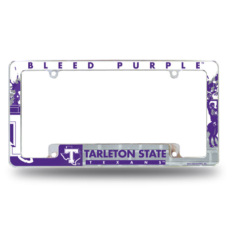NCAA Tarleton State Texans All Over Chrome Frame Fan Gear NCAA Tarleton State Texans