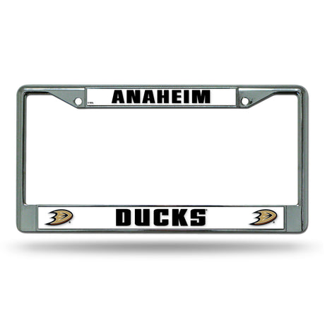 NHL Anaheim Ducks Chrome License Plate Frame Fan Gear NHL Anaheim Ducks