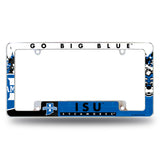 NCAA Indiana State Sycamores All Over Chrome Frame Fan Gear NCAA Indiana State Sycamores