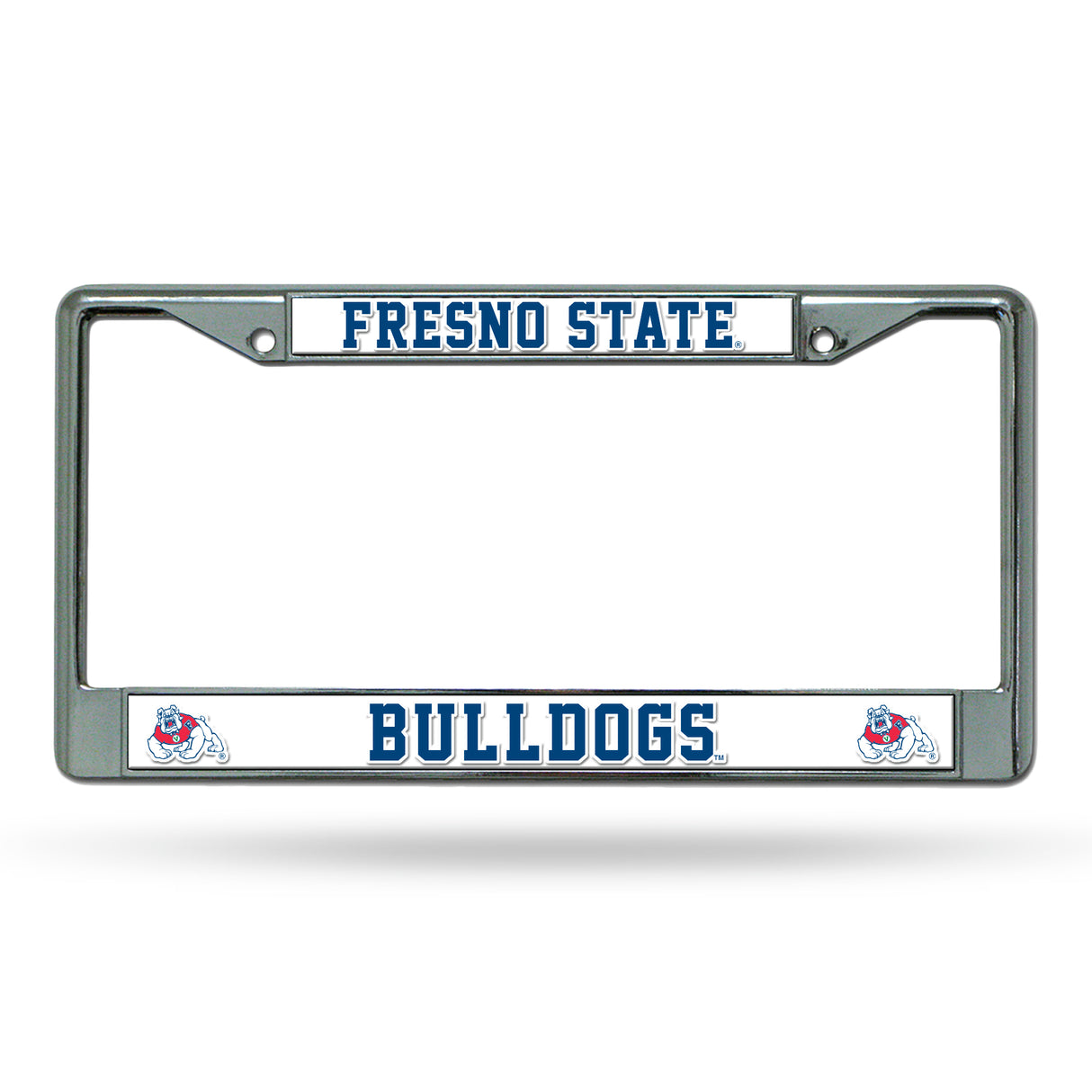 NCAA Fresno State Bulldogs Chrome License Plate Frame Fan Gear NCAA Fresno State Bulldogs