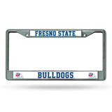 NCAA Fresno State Bulldogs Chrome License Plate Frame Fan Gear NCAA Fresno State Bulldogs