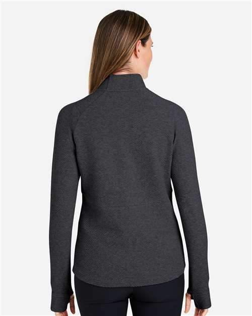North End Women's Spirit Textured Quarter-Zip Pullover-5
