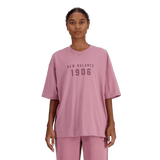 New Balance Women's Iconic Collegiate Jersey Oversized T-Shirt New Balance