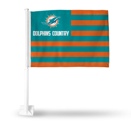 NFL Miami Dolphins Car Flag Fan Gear NFL Miami Dolphins