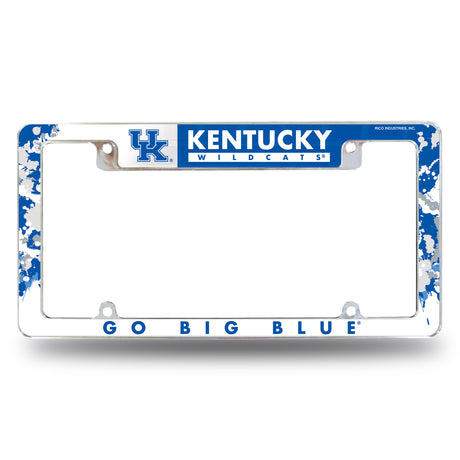 NCAA Kentucky Wildcats All Over Chrome Frame Fan Gear NCAA Kentucky Wildcats