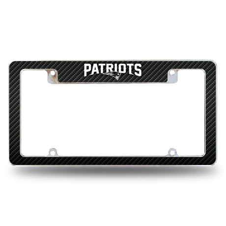 NFL New England Patriots All Over Chrome Frame Fan Gear NFL New England Patriots