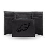 NFL Philadelphia Eagles Laser Engraved Trifold Wallet Fan Gear NFL Philadelphia Eagles