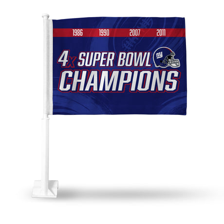 NFL New York Giants Car Flag Fan Gear NFL New York Giants