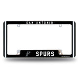 NBA San Antonio Spurs All Over Chrome Frame Fan Gear NBA San Antonio Spurs