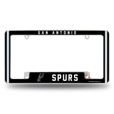NBA San Antonio Spurs All Over Chrome Frame Fan Gear NBA San Antonio Spurs