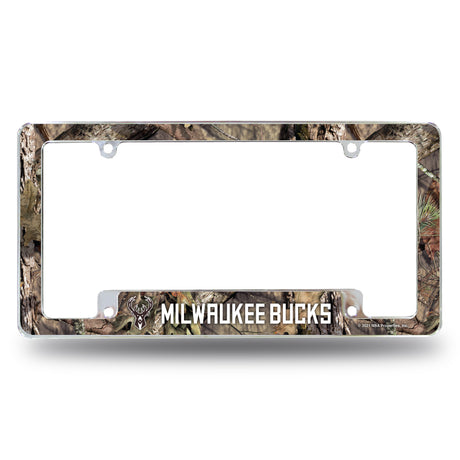 NBA Milwaukee Bucks All Over Chrome Frame Fan Gear NBA Milwaukee Bucks