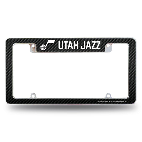 NBA Utah Jazz All Over Chrome Frame Fan Gear NBA Utah Jazz
