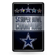 NFL Dallas Cowboys Large Metal Sign Fan Gear NFL Dallas Cowboys