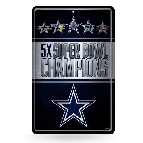 NFL Dallas Cowboys Large Metal Sign Fan Gear NFL Dallas Cowboys