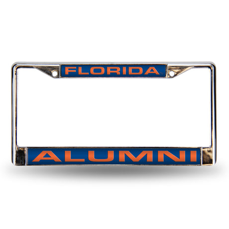 NCAA Florida Gators Laser Cut Chrome License Plate Frame Fan Gear NCAA Florida Gators