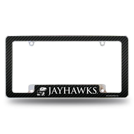 NCAA Kansas Jayhawks All Over Chrome Frame Fan Gear NCAA Kansas Jayhawks