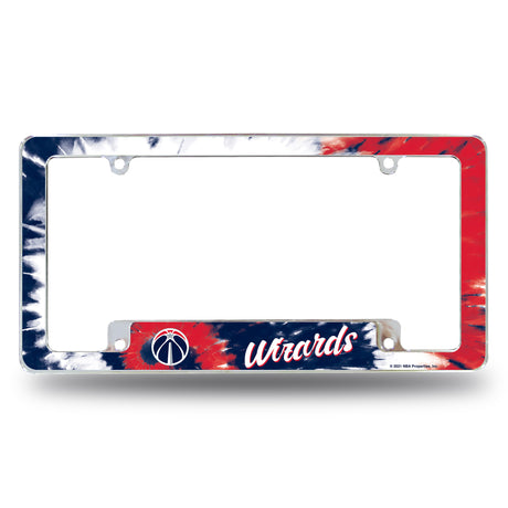 NBA Washington Wizards All Over Chrome Frame Fan Gear NBA Washington Wizards