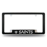 NFL New Orleans Saints All Over Chrome Frame Fan Gear NFL New Orleans Saints