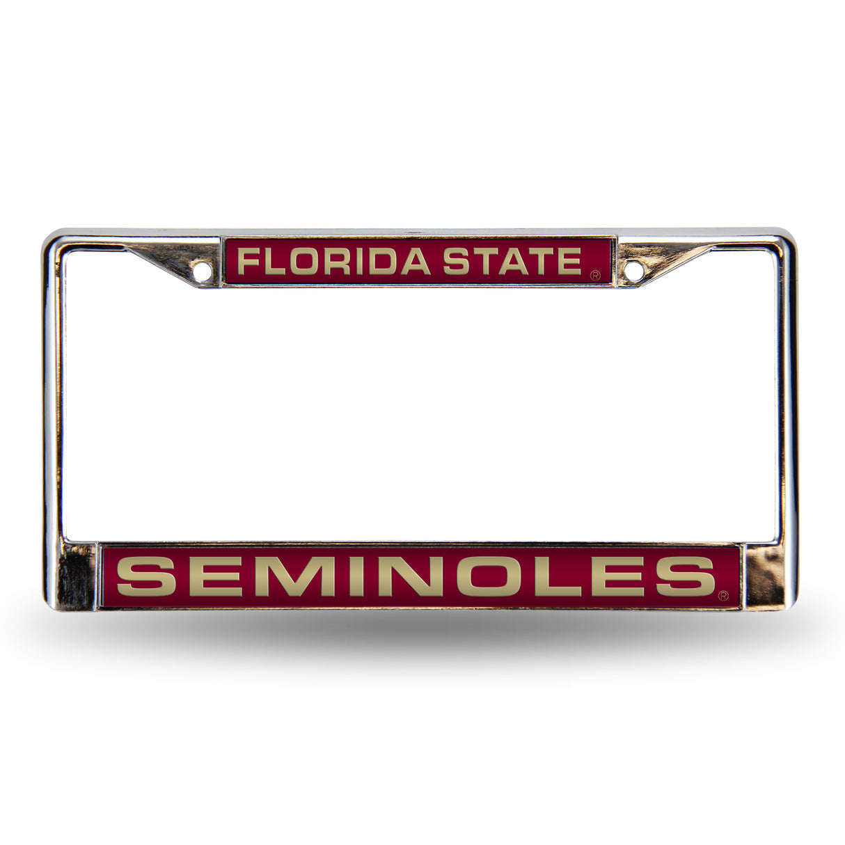 NCAA Florida State Seminoles Laser Cut Chrome License Plate Frame Fan Gear NCAA Florida State Seminoles