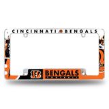 NFL Cincinnati Bengals All Over Chrome Frame Fan Gear NFL Cincinnati Bengals
