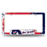 NHL Columbus Blue Jackets All Over Chrome Frame Fan Gear NHL Columbus Blue Jackets