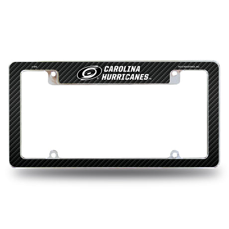 NHL Carolina Hurricanes All Over Chrome Frame Fan Gear NHL Carolina Hurricanes
