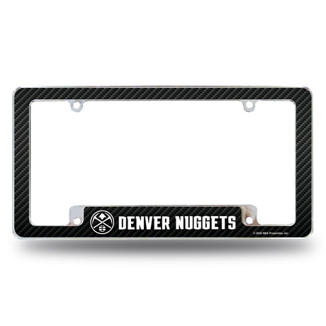 NBA Denver Nuggets All Over Chrome Frame Fan Gear NBA Denver Nuggets