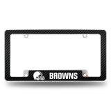 NFL Cleveland Browns All Over Chrome Frame Fan Gear NFL Cleveland Browns