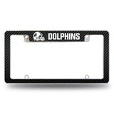 NFL Miami Dolphins All Over Chrome Frame Fan Gear NFL Miami Dolphins