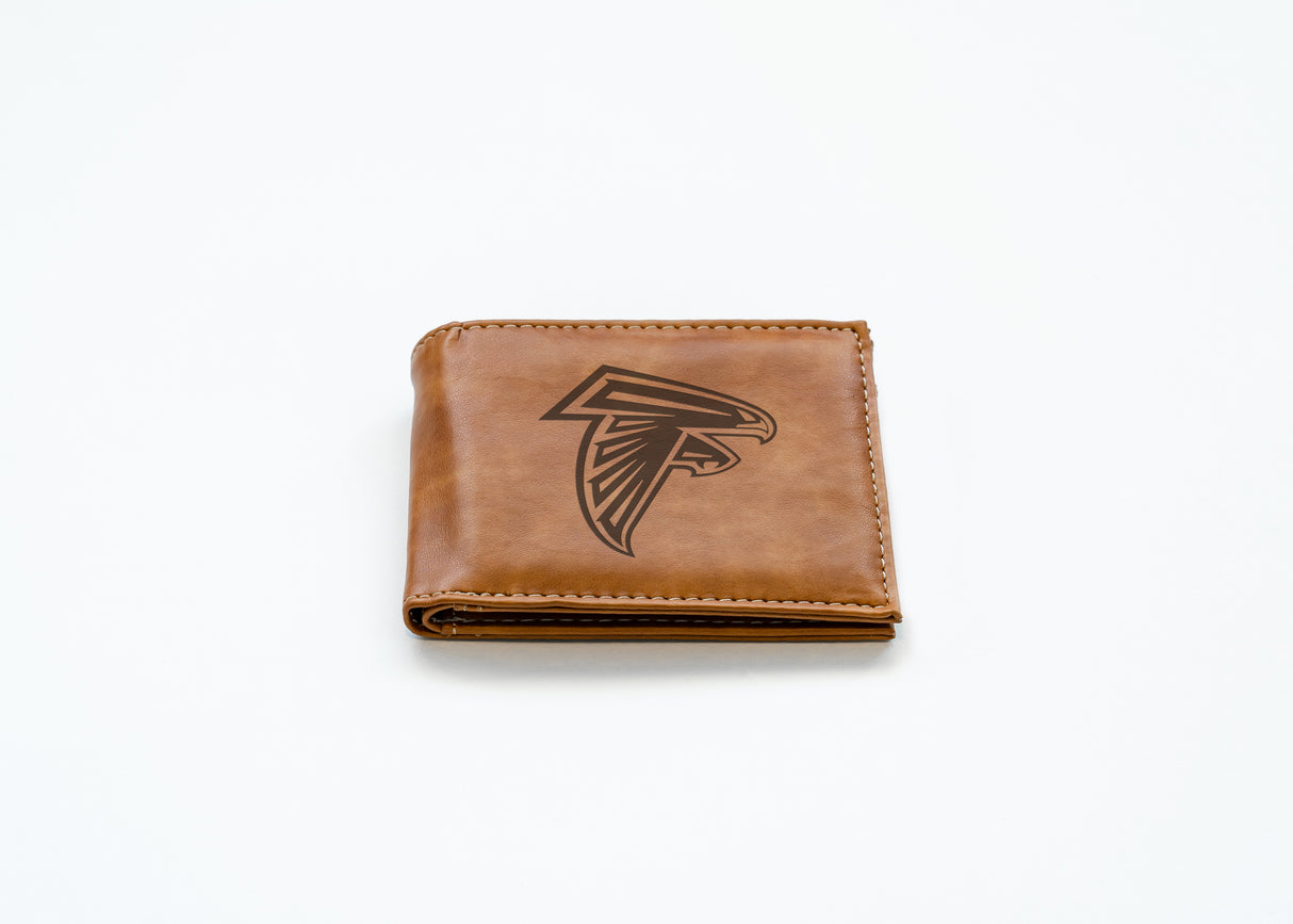 NFL Atlanta Falcons Laser Engraved Bill-Fold Fan Gear NFL Atlanta Falcons