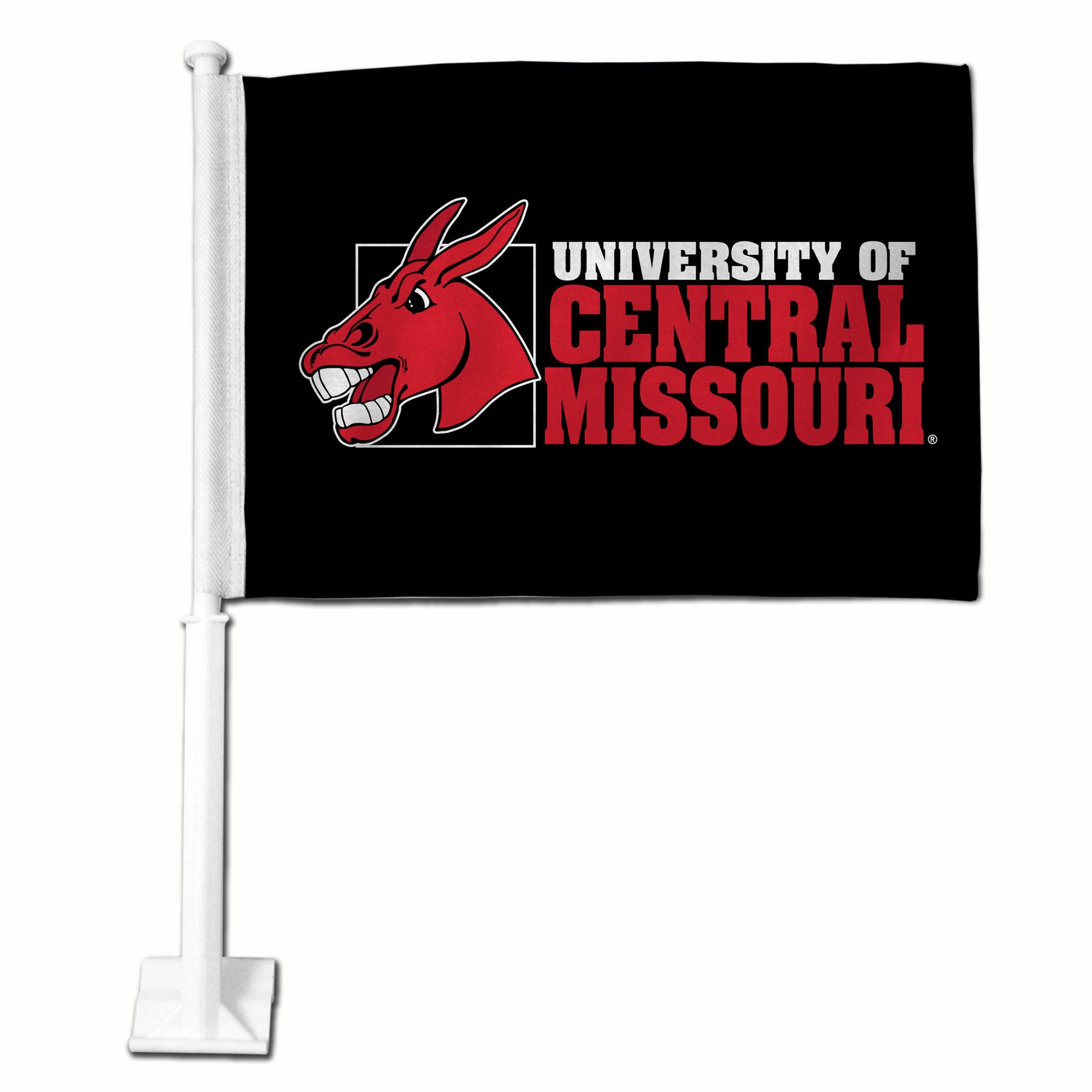 NCAA Central Missouri Mules Car Flag League Outfitters