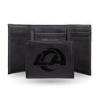 NFL Los Angeles Rams Laser Engraved Trifold Wallet Fan Gear NFL Los Angeles Rams