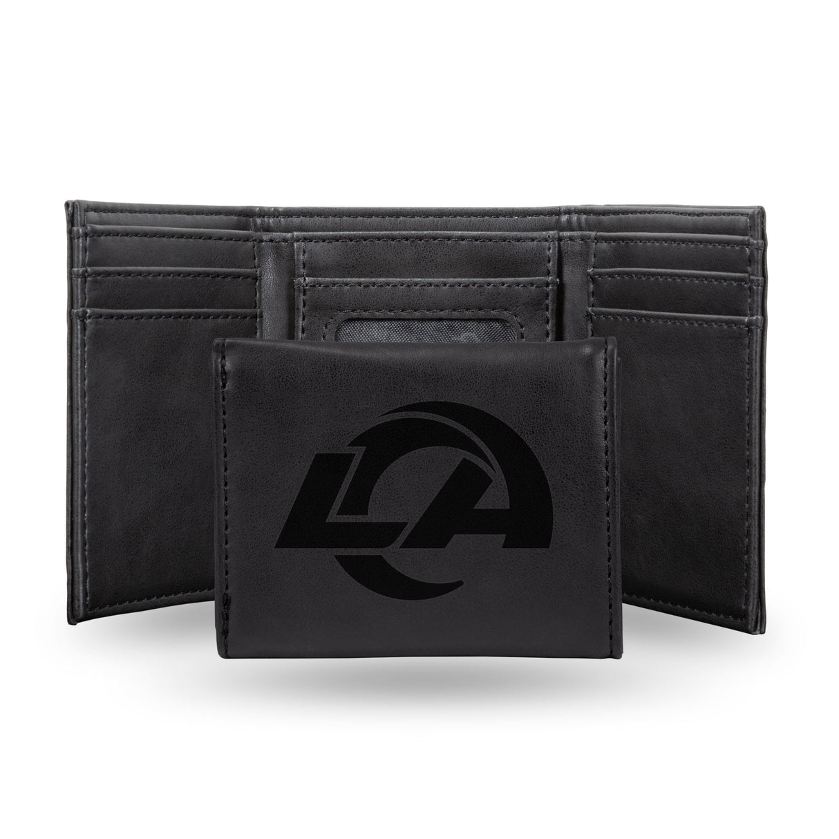 NFL Los Angeles Rams Laser Engraved Trifold Wallet Fan Gear NFL Los Angeles Rams