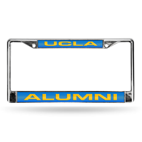 NCAA UCLA Bruins Laser Cut Chrome License Plate Frame Fan Gear NCAA UCLA Bruins