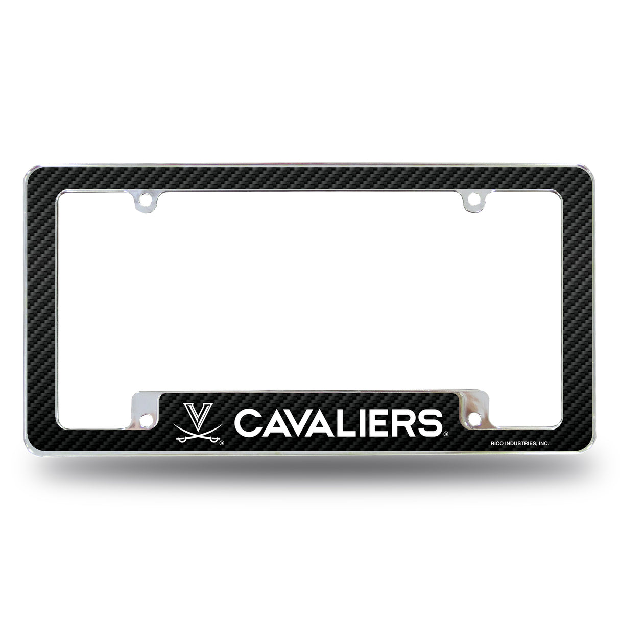 NCAA Virginia Cavaliers All Over Chrome Frame Fan Gear NCAA Virginia Cavaliers