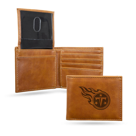 NFL Tennessee Titans Laser Engraved Bill-Fold Fan Gear NFL Tennessee Titans