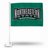 NCAA Northeastern State RiverHawks Car Flag Fan Gear NCAA Northeastern State RiverHawks